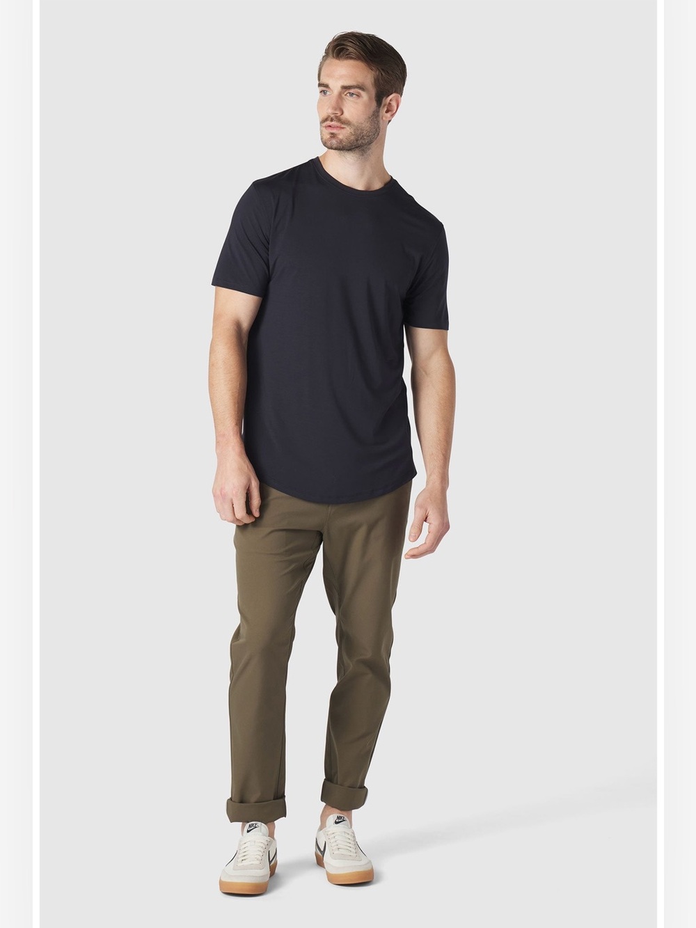 Jack Archer Anytime Crewneck T Shirt medium deep blue athleisure Travel Tee